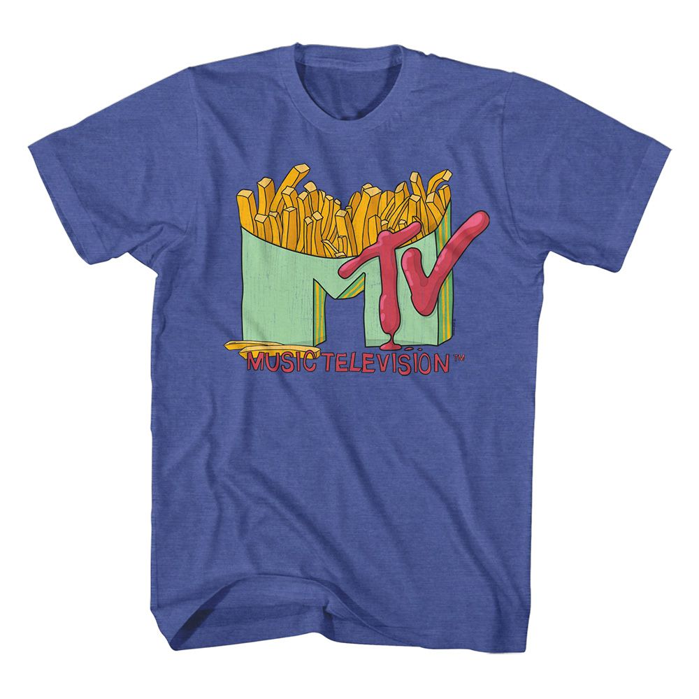 Mtv Royal Heather Adult Short Sleeve Tshirt