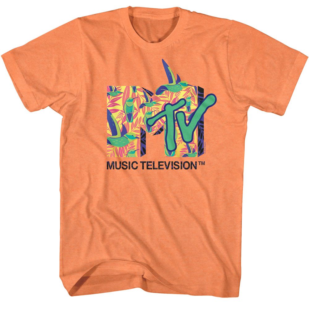 Mtv Cantaloupe Adult Short Sleeve Tshirt