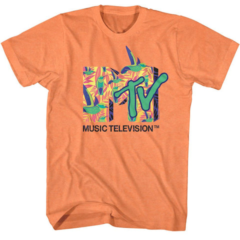 Mtv Cantaloupe Adult Short Sleeve Tshirt