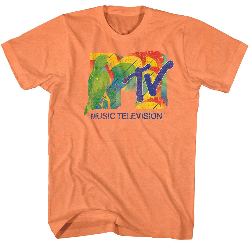 Mtv Cantaloupe Adult Short Sleeve Tshirt
