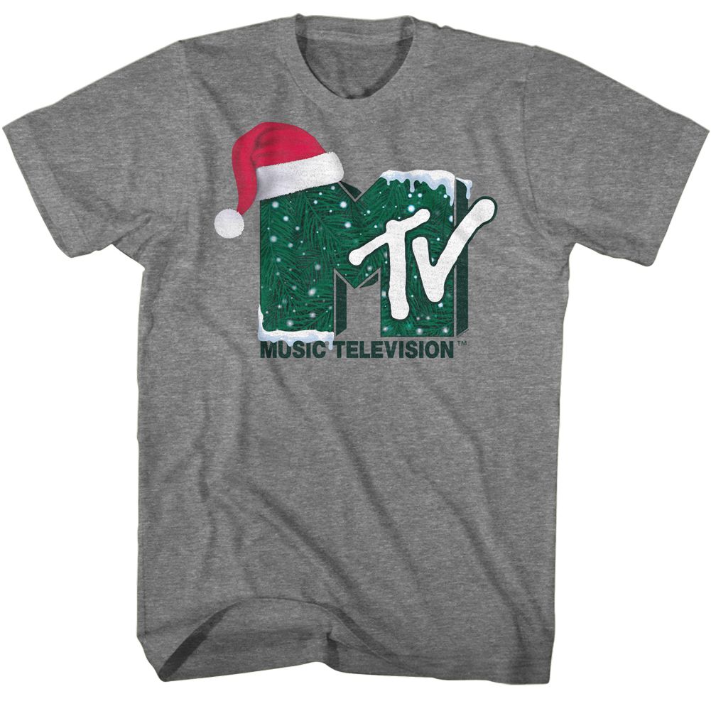 Mtv Graphite Heather Adult Short Sleeve Tshirt