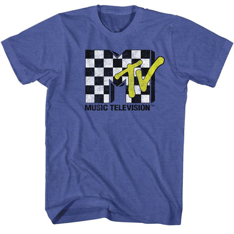 Mtv Royal Heather Adult Short Sleeve Tshirt