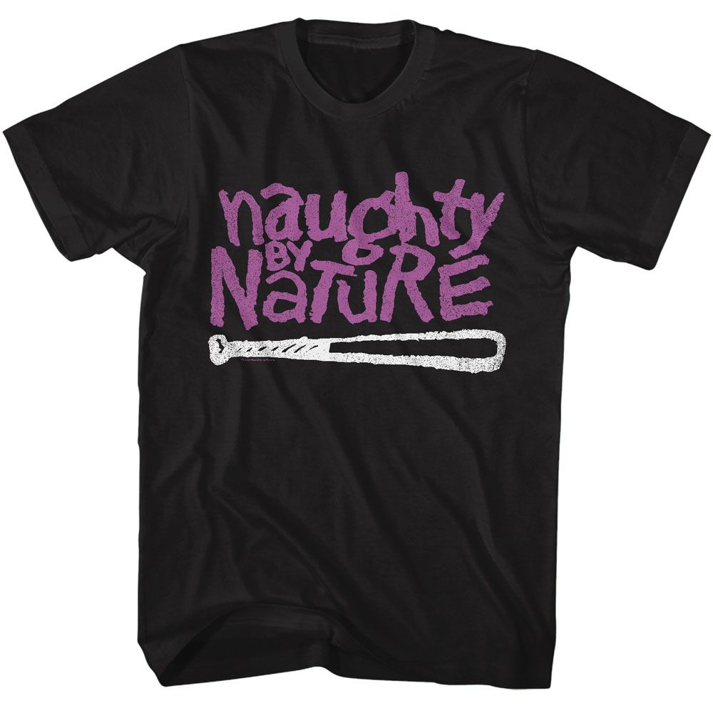 Naughty By Nature Black Adult S/S Tshirt