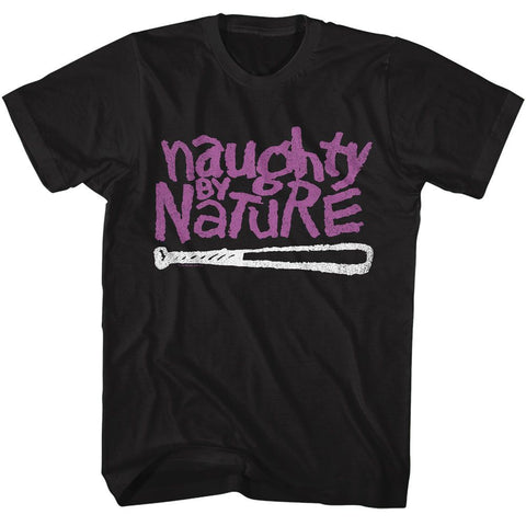 Naughty By Nature Black Adult S/S Tshirt
