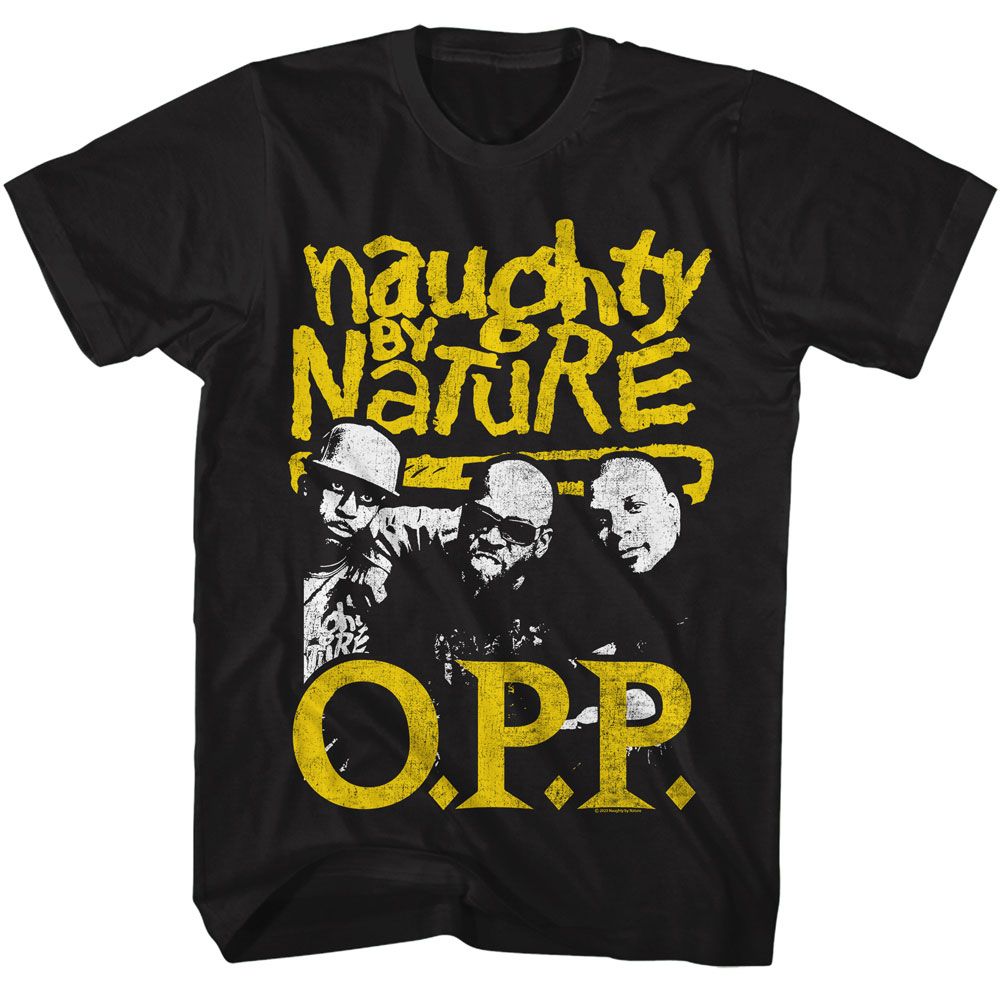 Naughty By Nature Black Adult S/S Tshirt