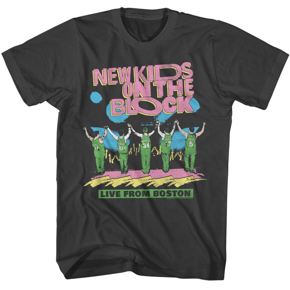 New Kids On The Block Smoke Adult S/S Tshirt