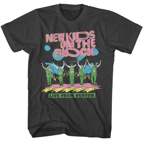 New Kids On The Block Smoke Adult S/S Tshirt