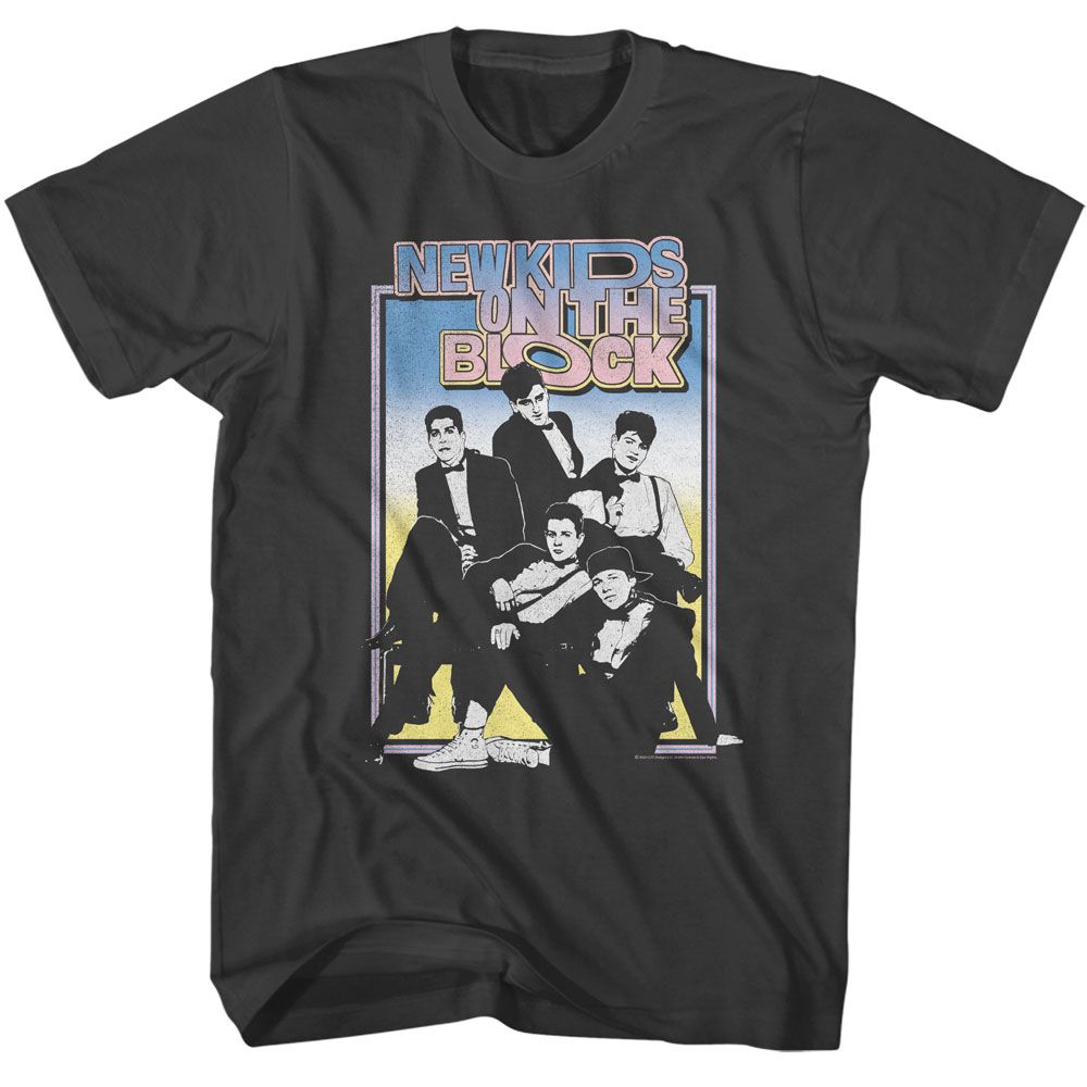 New Kids On The Block Smoke Adult S/S Tshirt