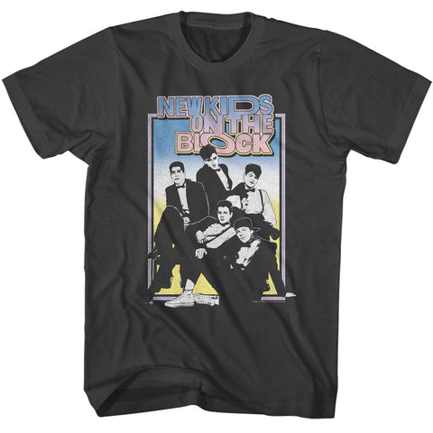 New Kids On The Block Smoke Adult S/S Tshirt