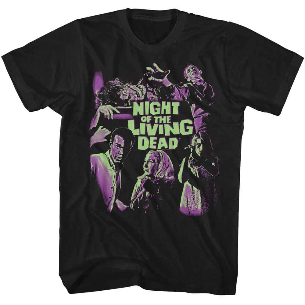 Night Of The Living Dead Black Adult Short Sleeve Tshirt