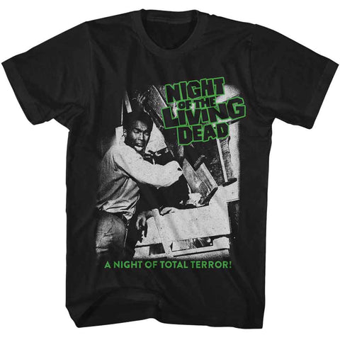 Night Of The Living Dead Black Adult Short Sleeve Tshirt
