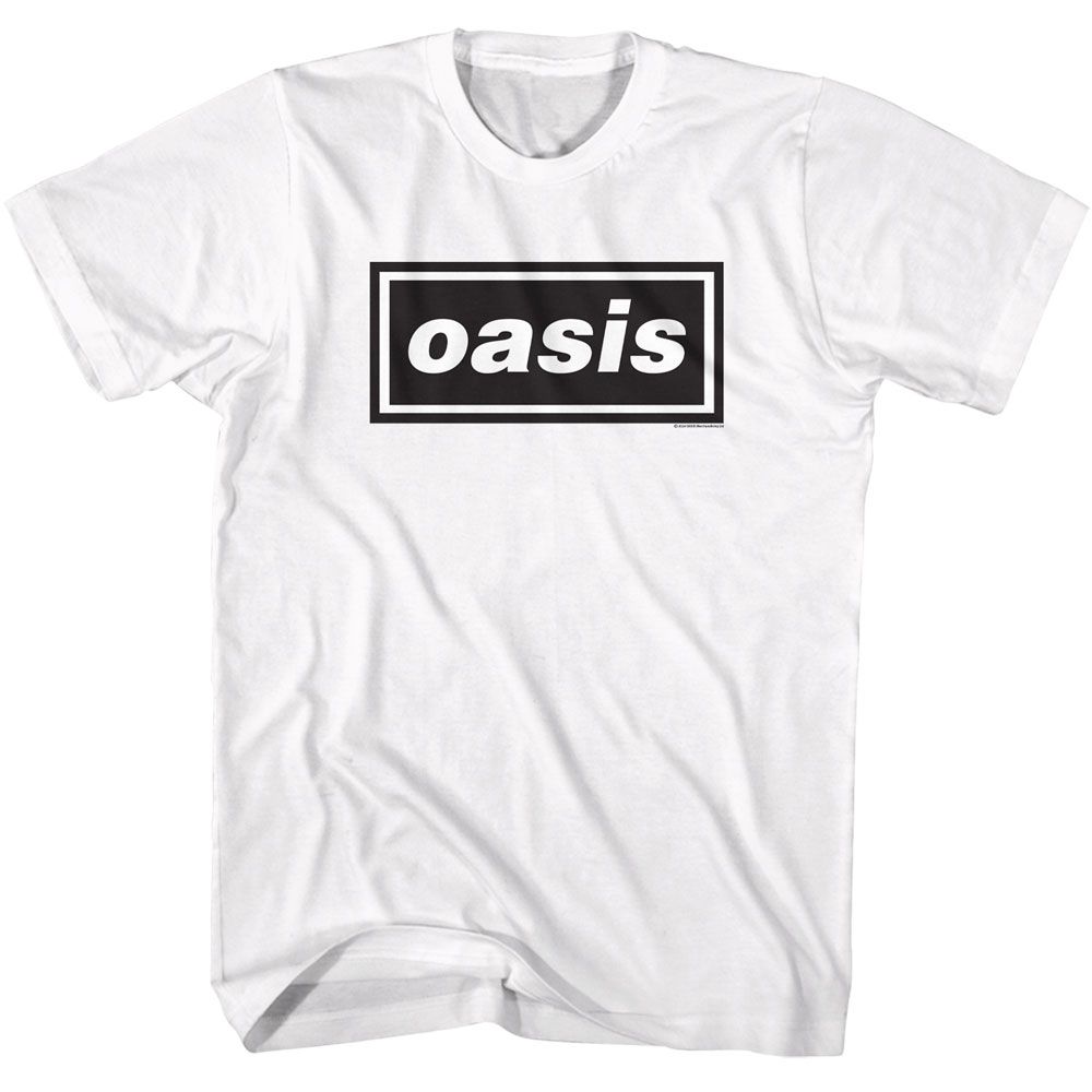 Oasis White Adult S/S Tshirt