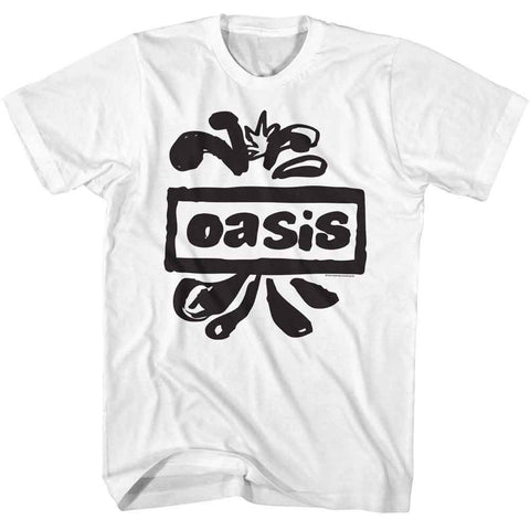 Oasis White Adult S/S Tshirt