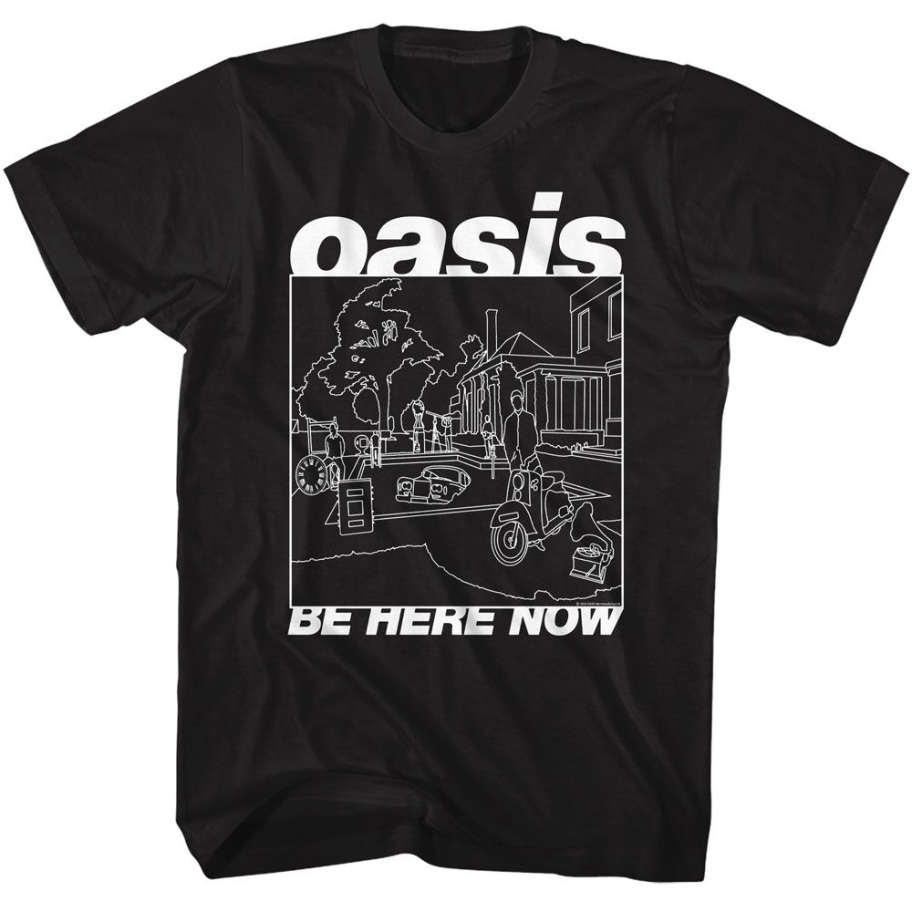 Oasis Black Adult S/S Tshirt