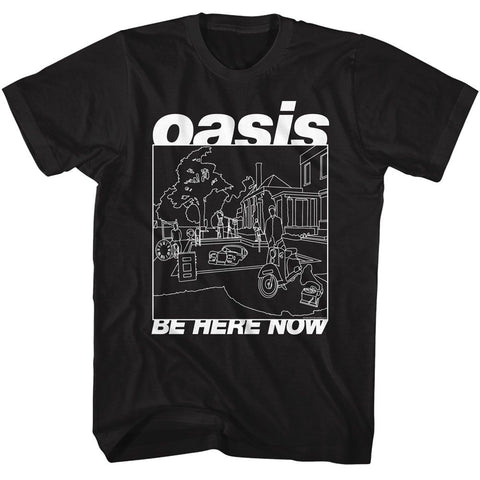 Oasis Black Adult S/S Tshirt