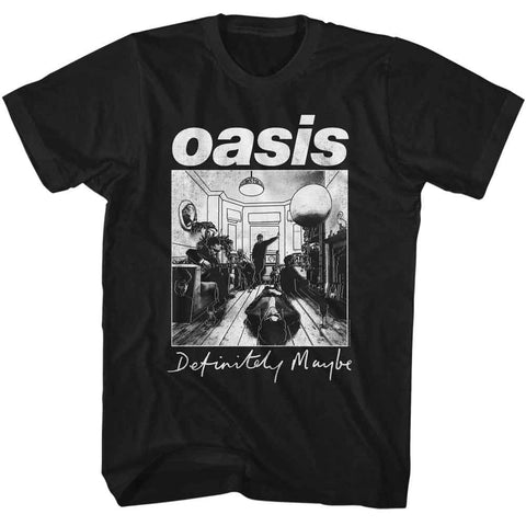 Oasis Black Adult S/S Tshirt