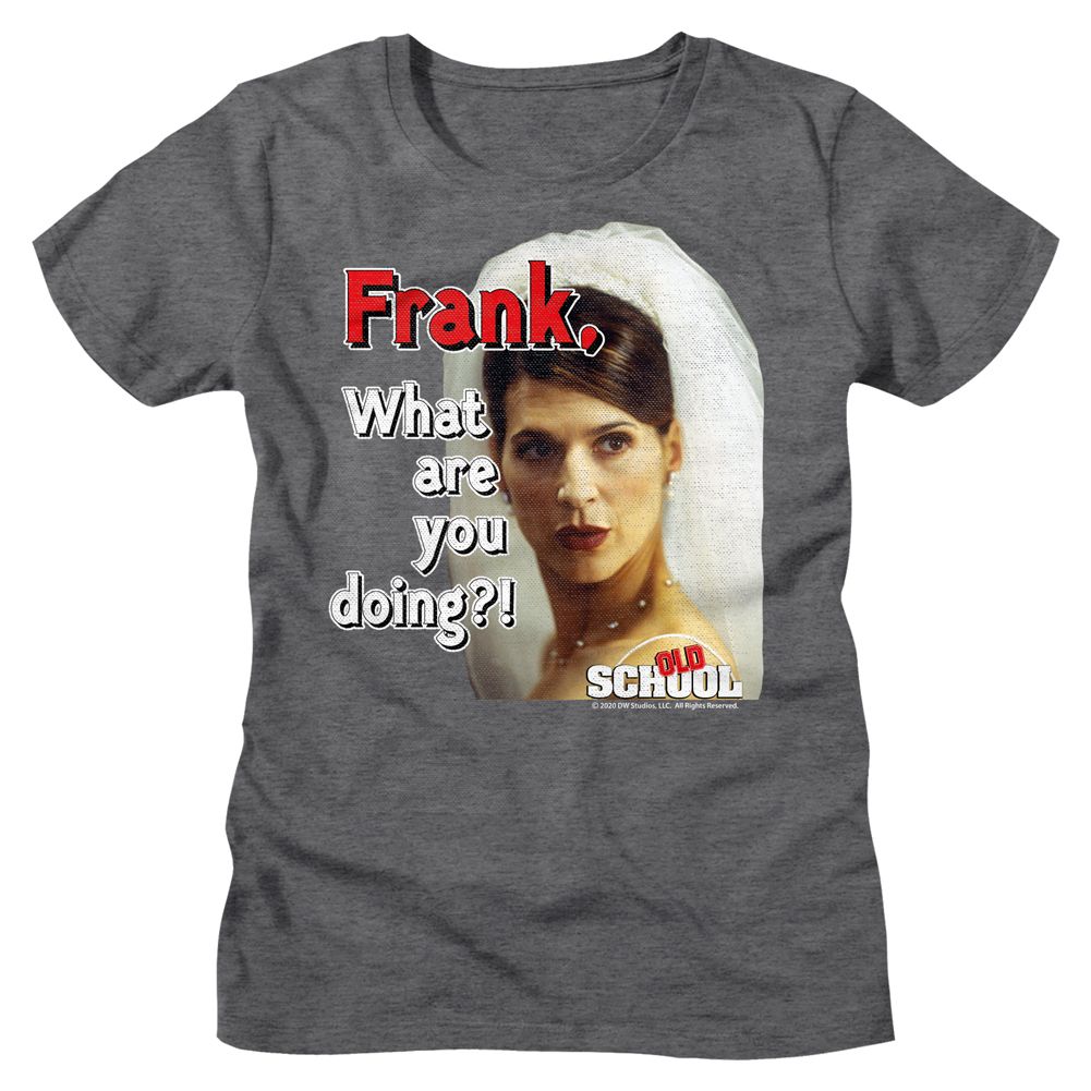 Oldschool Deep Heather Ladies Short Sleeve Tshirt