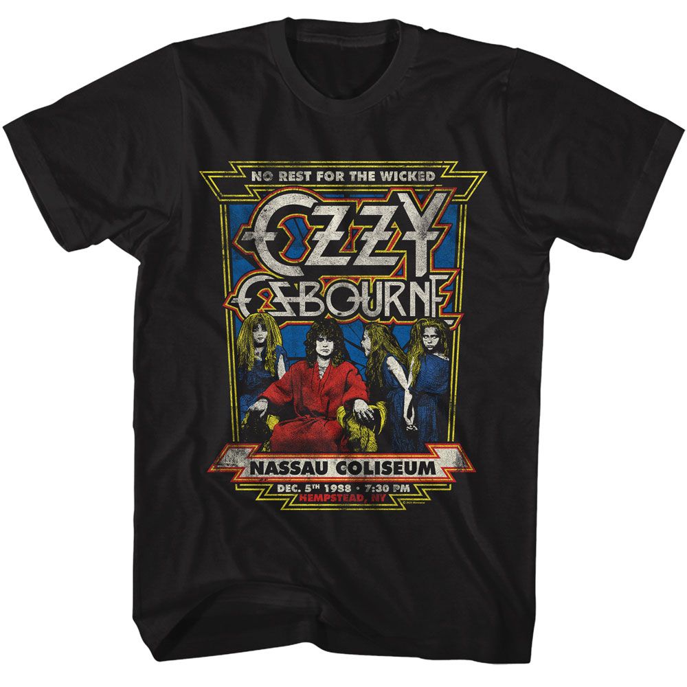 Ozzy Nassau Coliseum-Adult-tshirt
