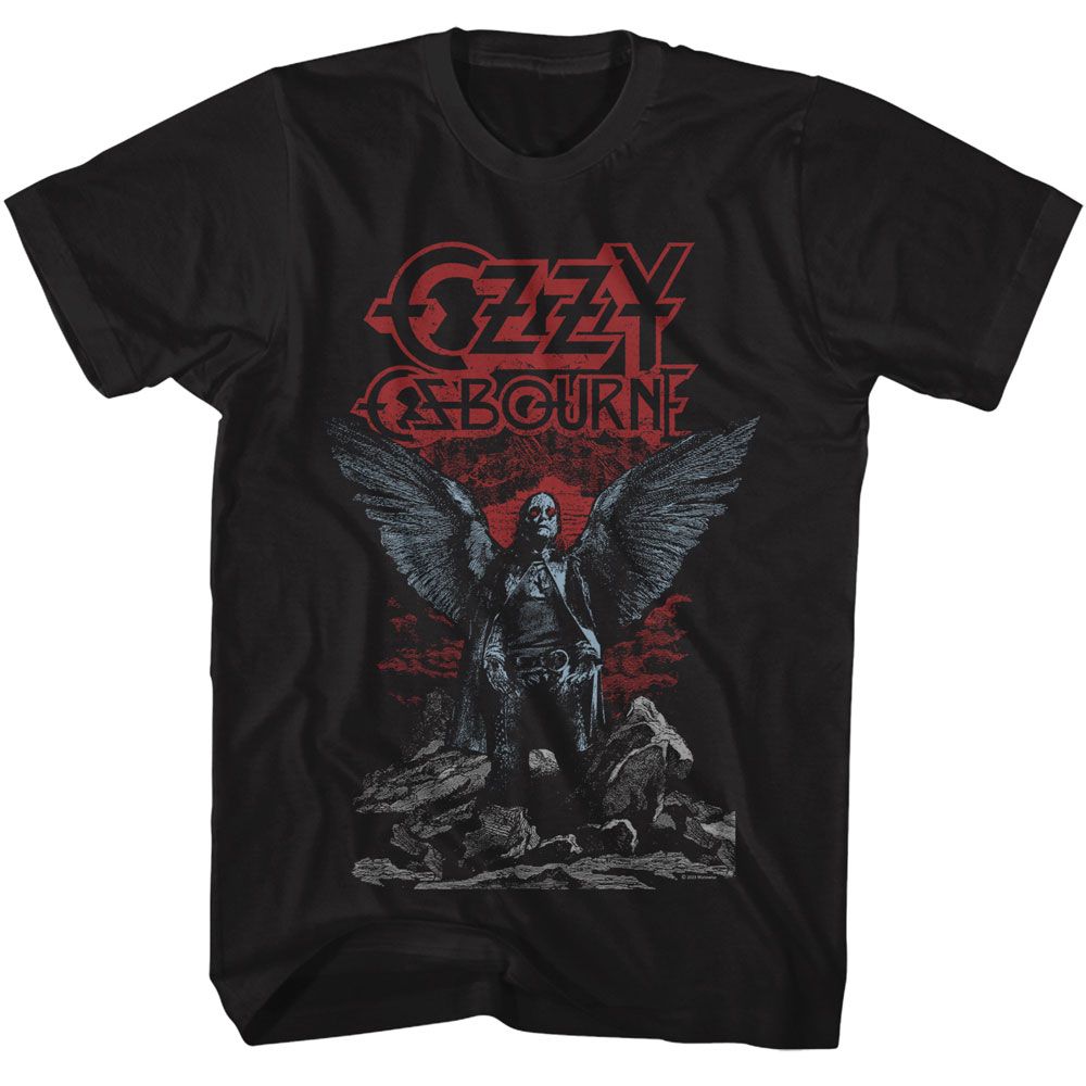 Ozzy Angel Wings-adult-tshirt