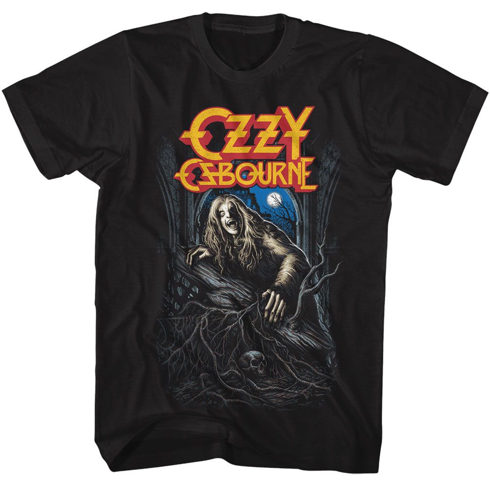 Ozzy Bark At The Moon-adult-tshirt