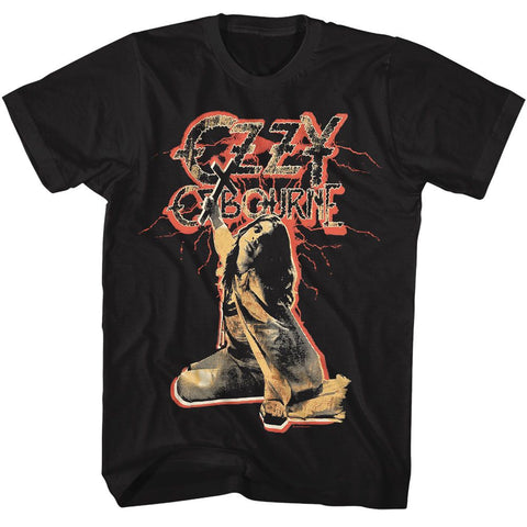 Ozzy Red Lightning-adult-tshirt