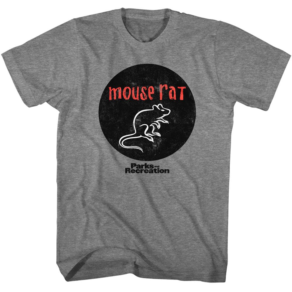 Parks And Recreation Graphite Heather Adult Short Sleeve Tshirt