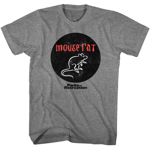 Parks And Recreation Graphite Heather Adult Short Sleeve Tshirt