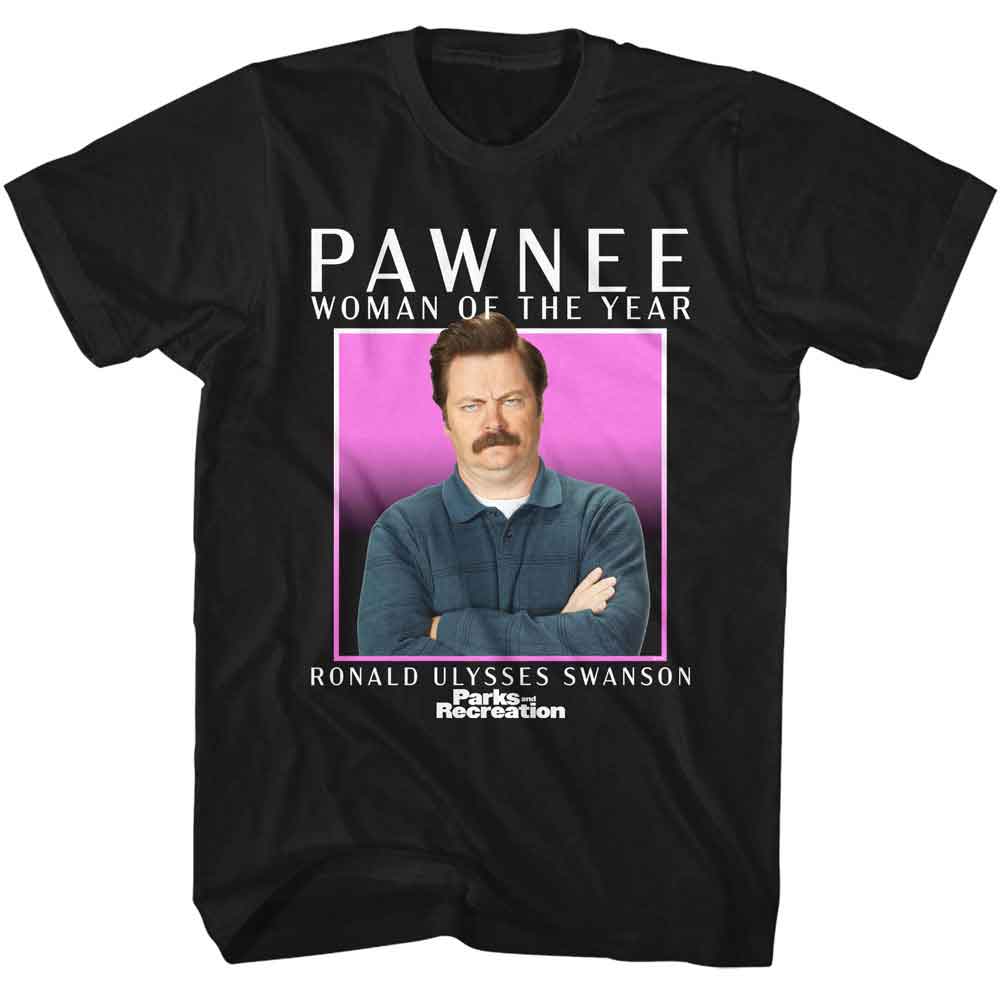 Parks And Recreation Black Adult Short Sleeve Tshirt