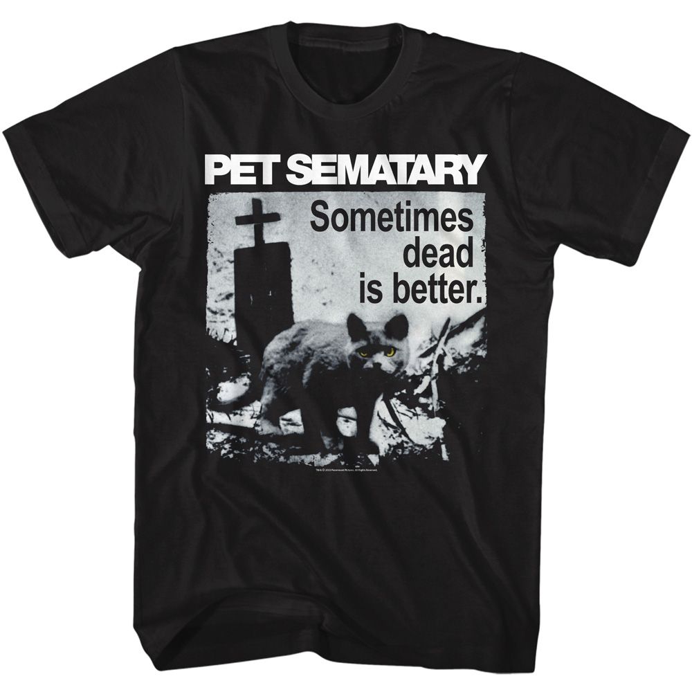 Pet Sematary Black Adult Short Sleeve Tshirt