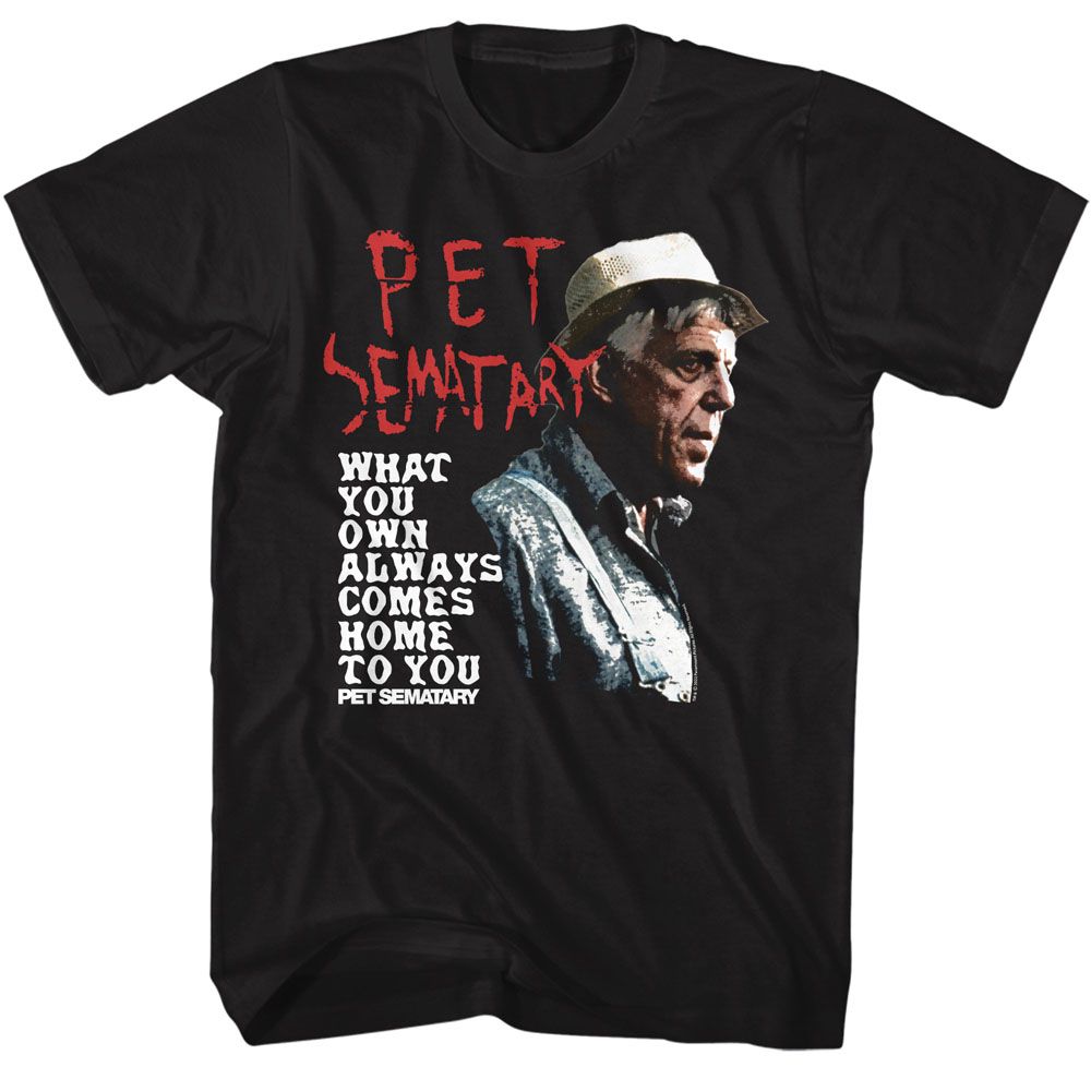 Pet Sematary Black Adult Short Sleeve Tshirt