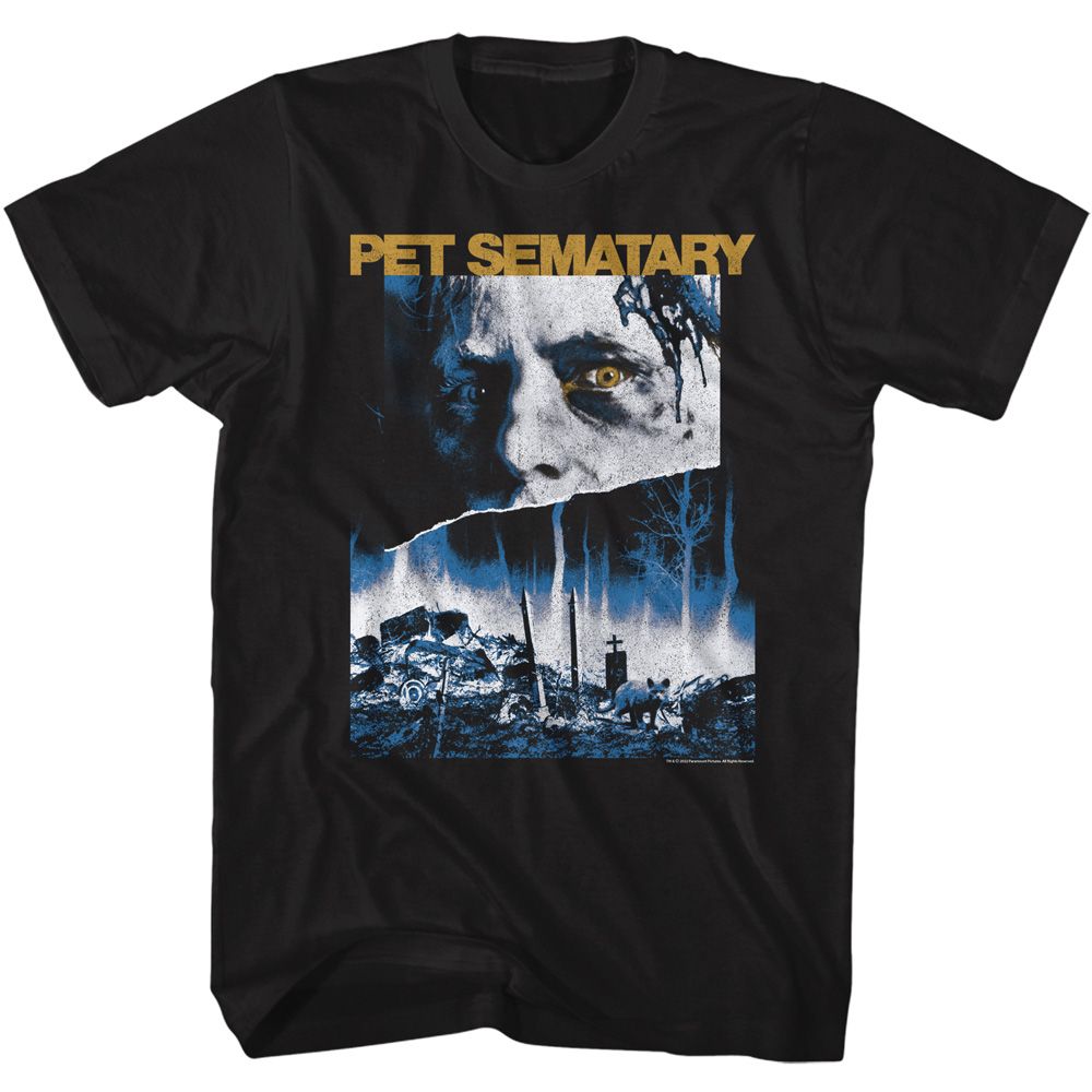 Pet Sematary Black Adult Short Sleeve Tshirt
