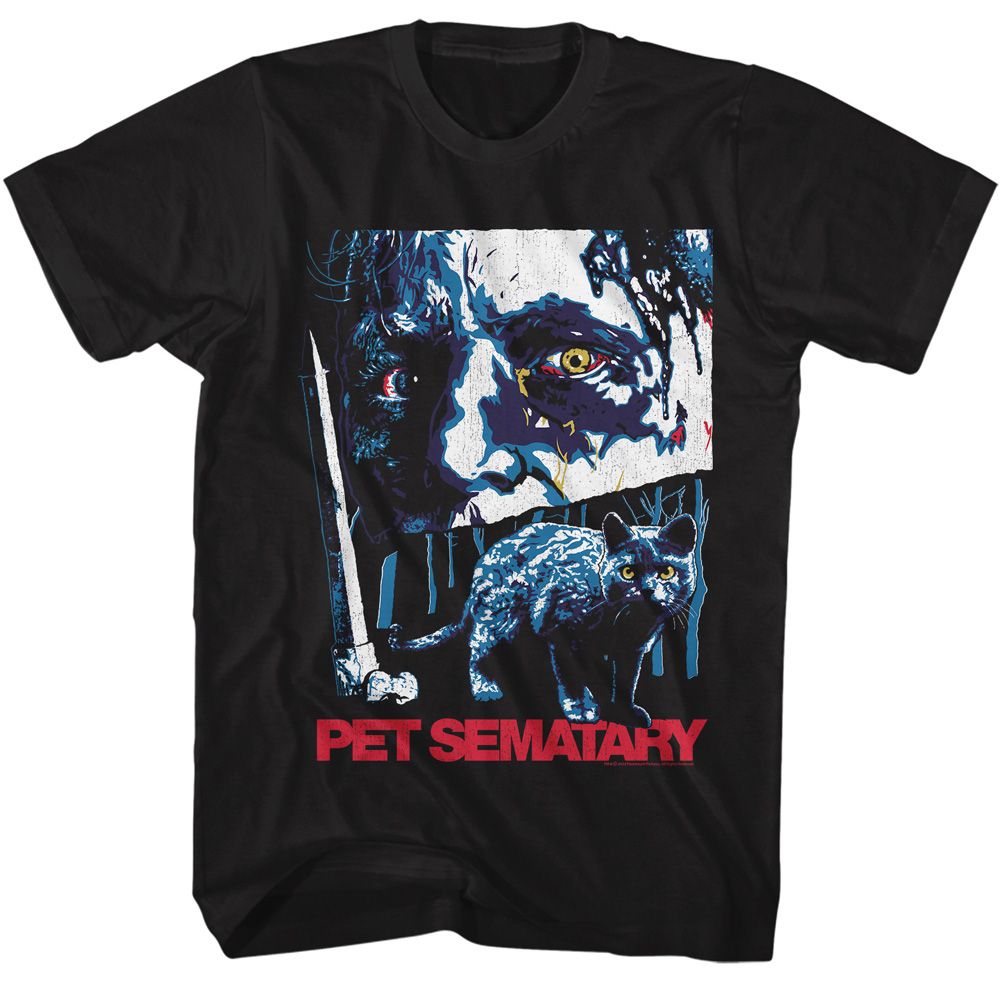 Pet Sematary Black Adult Short Sleeve Tshirt