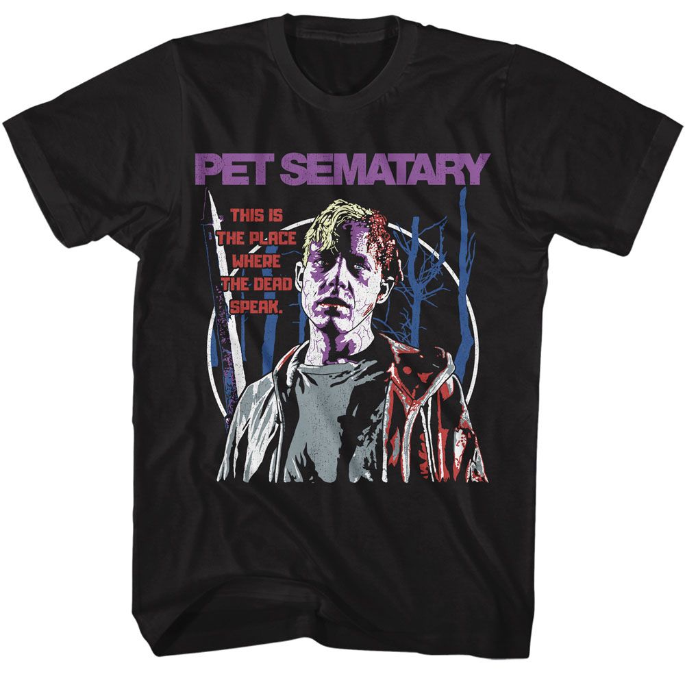 Pet Sematary Black Adult Short Sleeve Tshirt