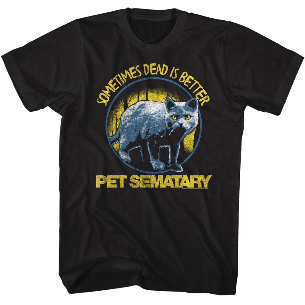 Pet Sematary Black Adult Short Sleeve Tshirt
