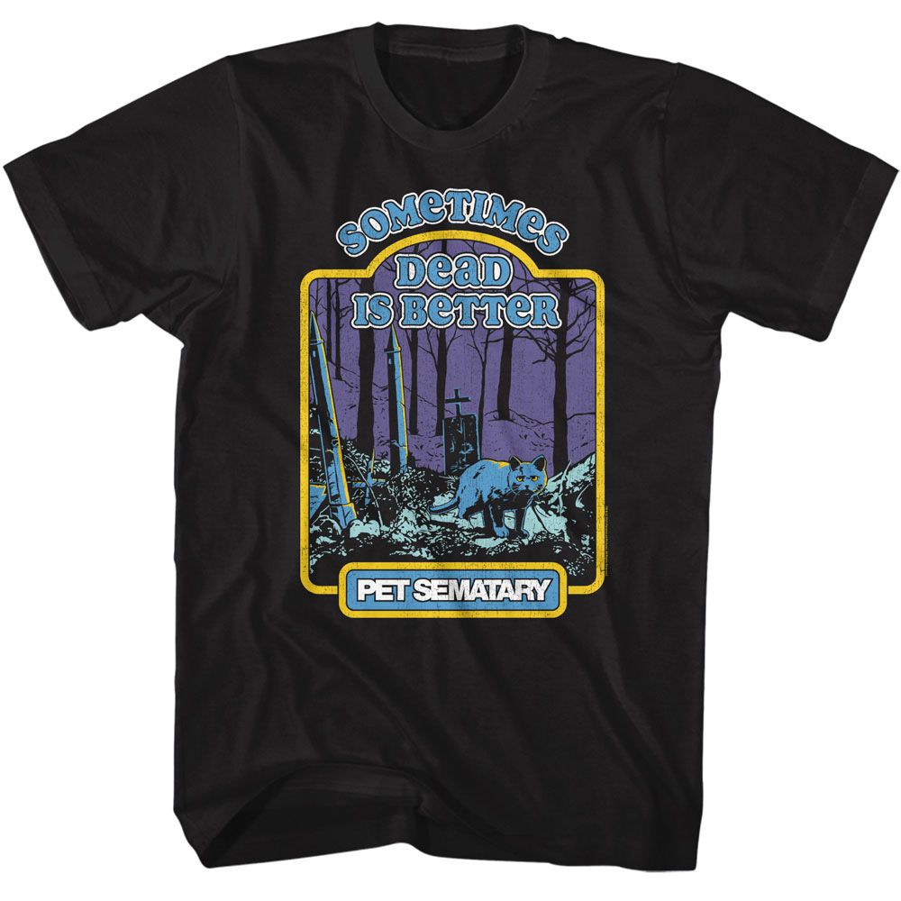 Pet Sematary Black Adult Short Sleeve Tshirt