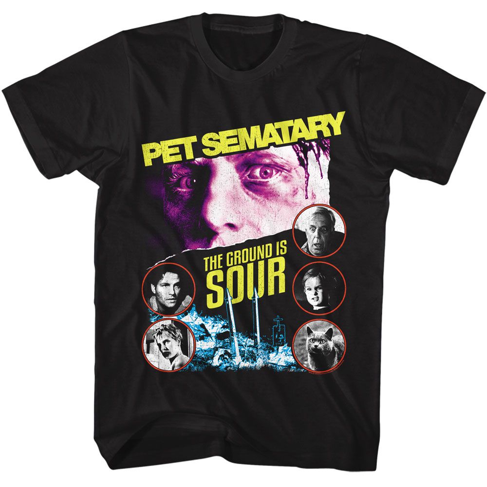 Pet Sematary Black Adult Short Sleeve Tshirt