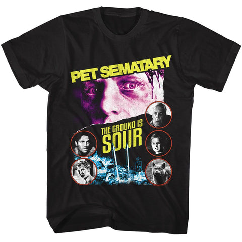 Pet Sematary Black Adult Short Sleeve Tshirt