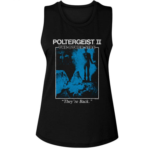 Poltergeist Black Ladies Muscle Tank