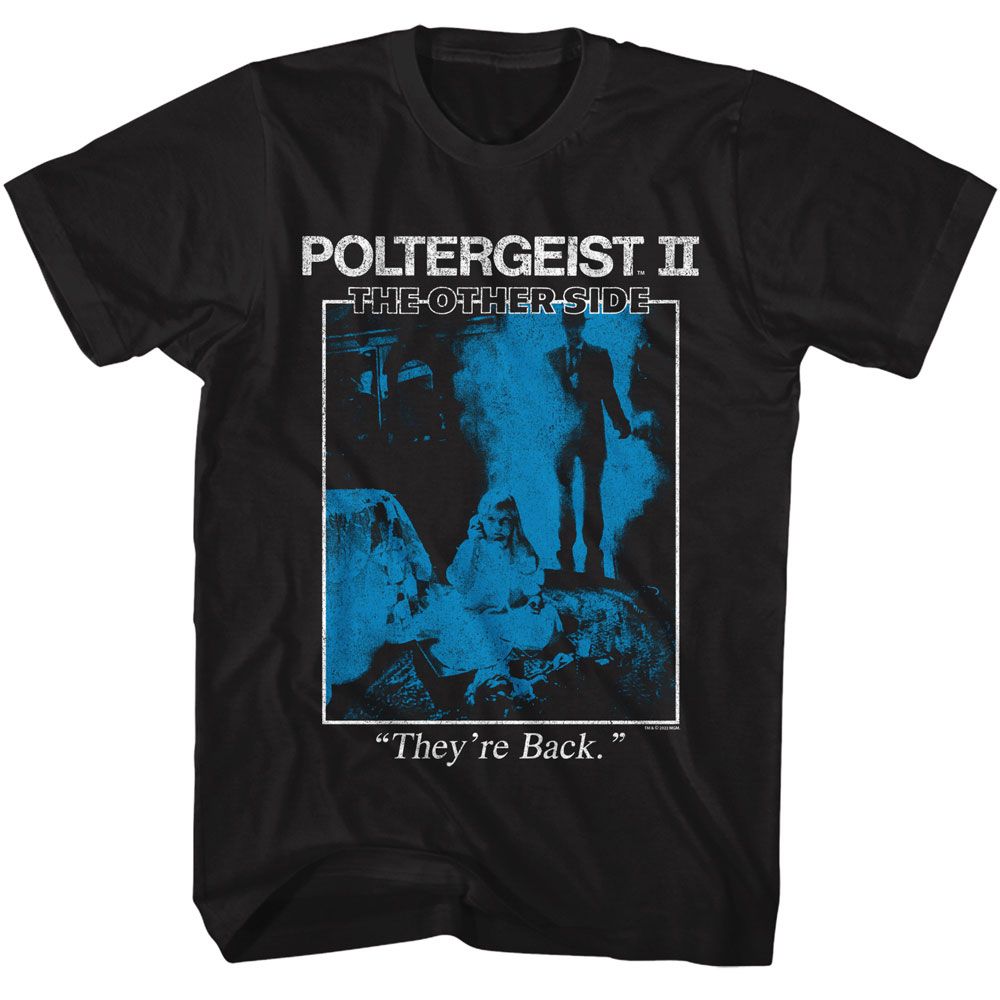 Poltergeist Black Adult Short Sleeve Tshirt