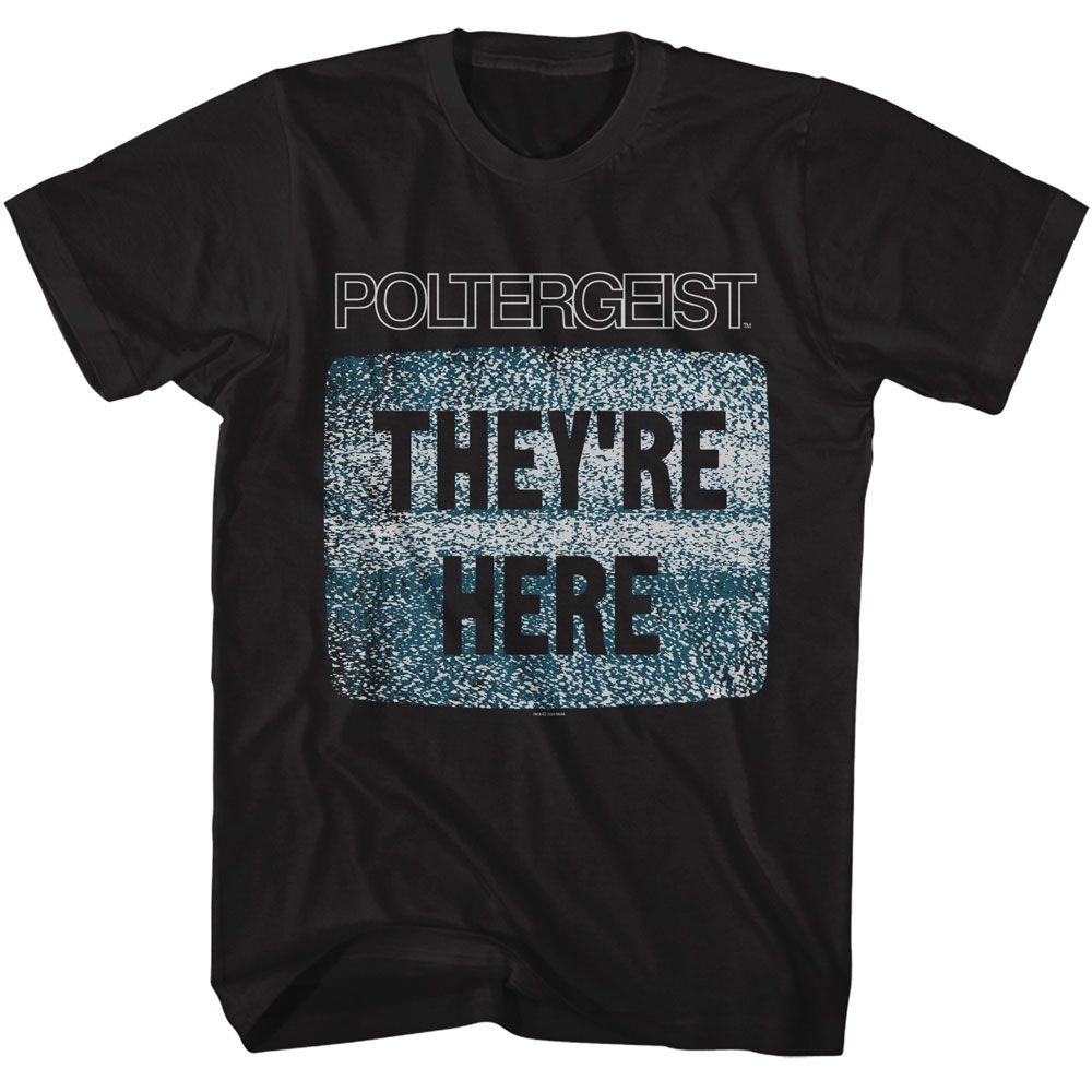 Poltergeist Black Adult Short Sleeve Tshirt