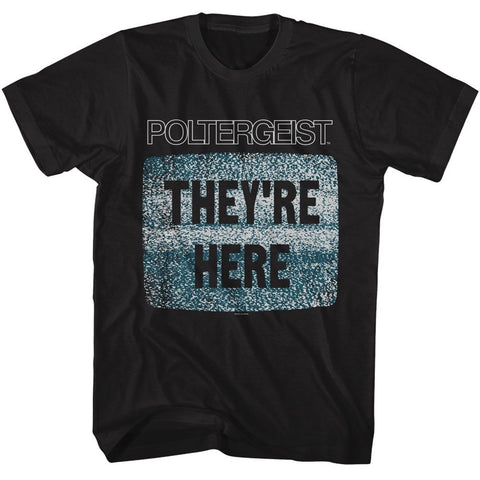 Poltergeist Black Adult Short Sleeve Tshirt