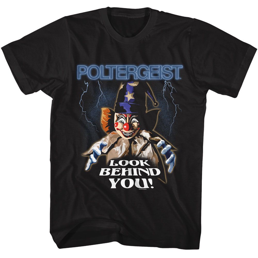 Poltergeist Black Adult Short Sleeve Tshirt