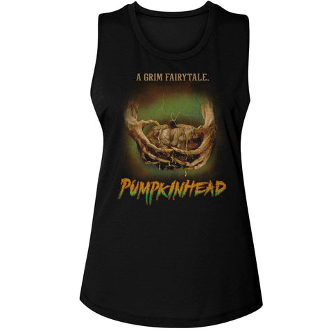 Pumpkinhead Black Ladies Muscle Tank