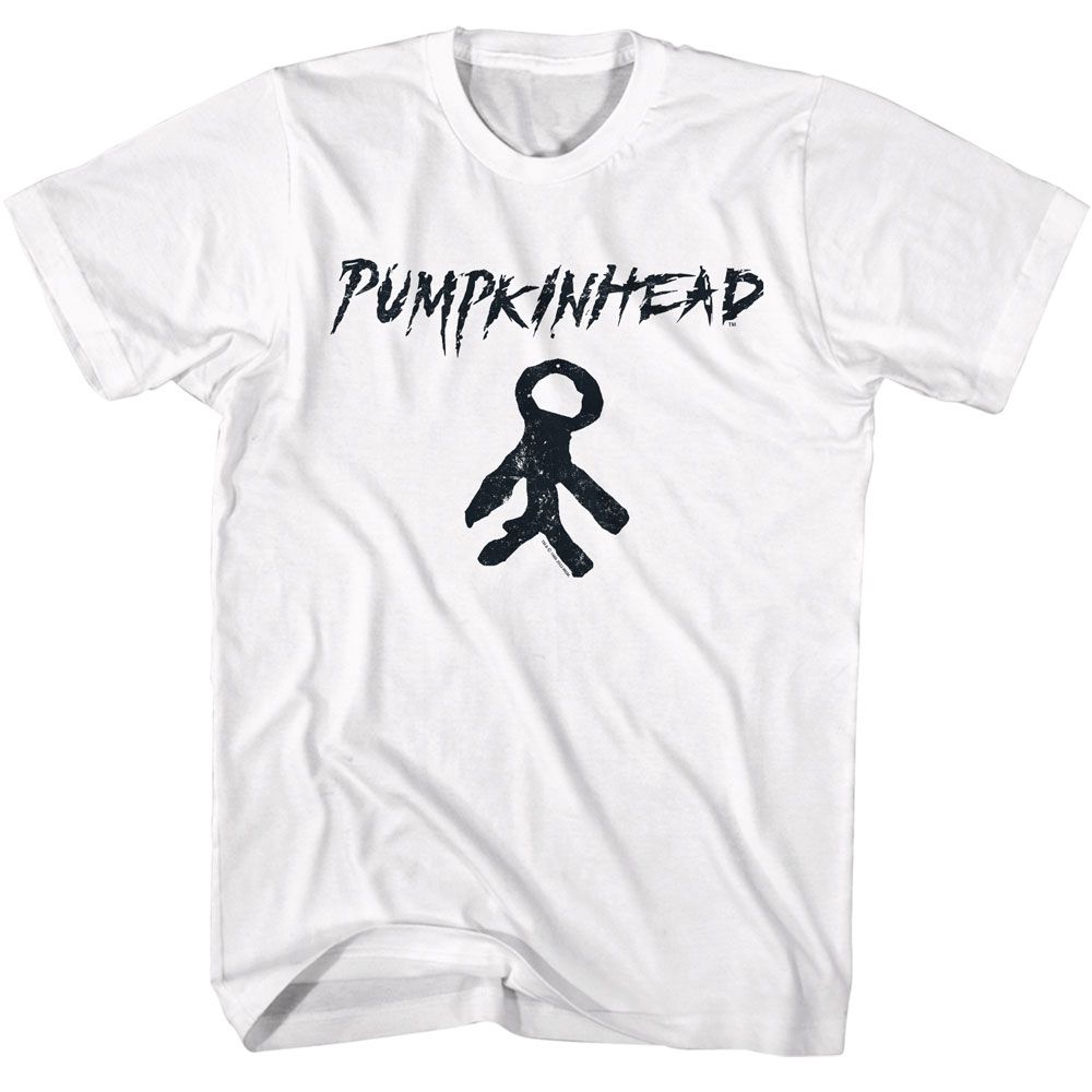 Pumpkinhead White Adult Short Sleeve Tshirt