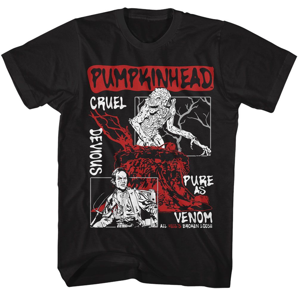 Pumpkinhead Black Adult Short Sleeve Tshirt