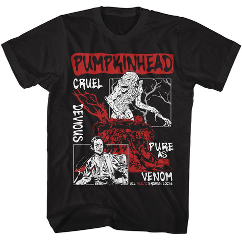 Pumpkinhead Black Adult Short Sleeve Tshirt