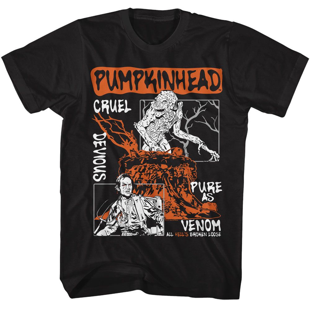 Pumpkinhead Black Adult Short Sleeve Tshirt