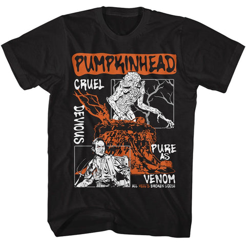 Pumpkinhead Black Adult Short Sleeve Tshirt
