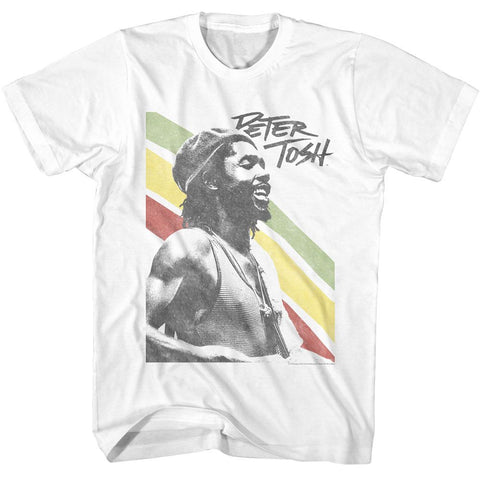 Peter Tosh White Adult S/S Tshirt