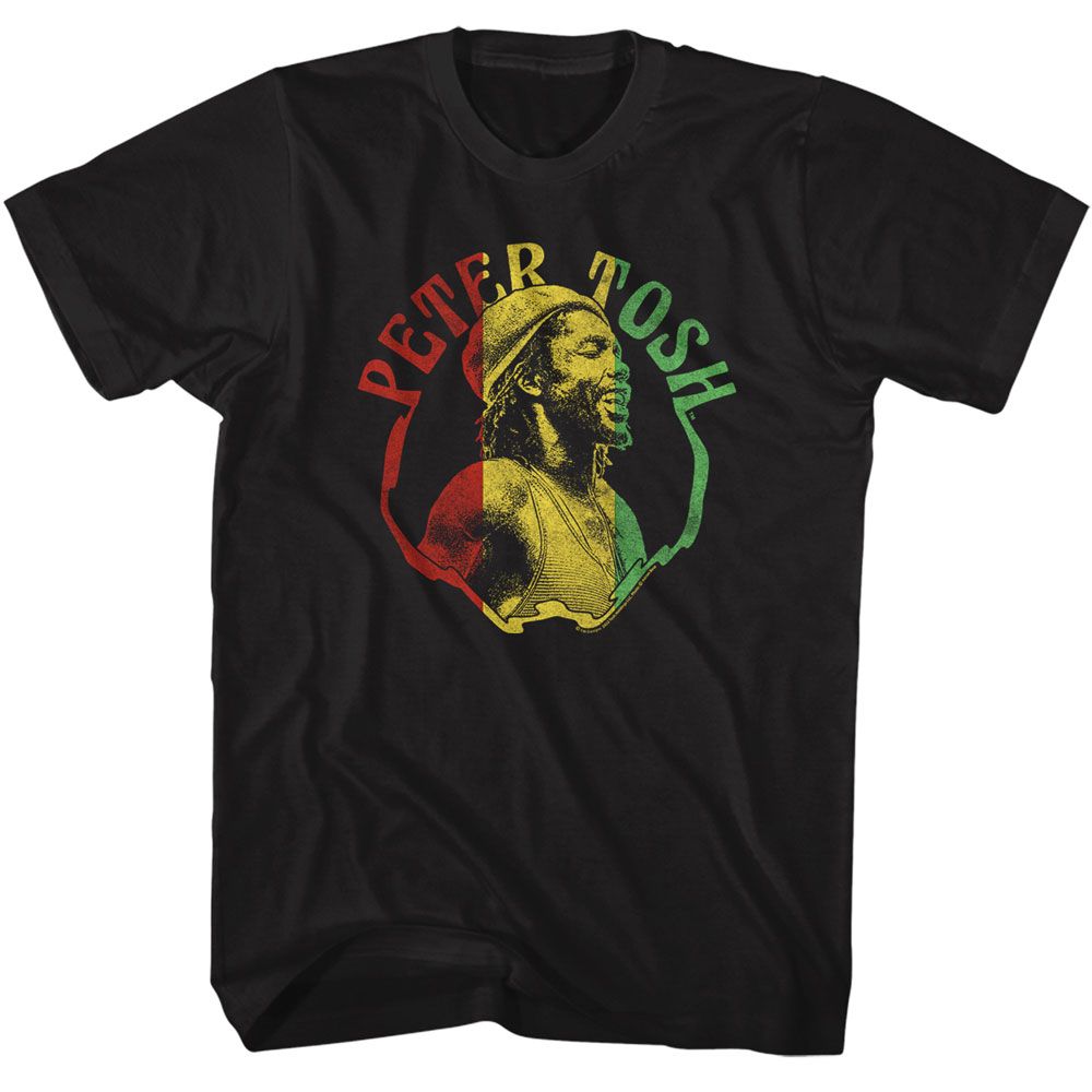 Peter Tosh Black Adult S/S Tshirt